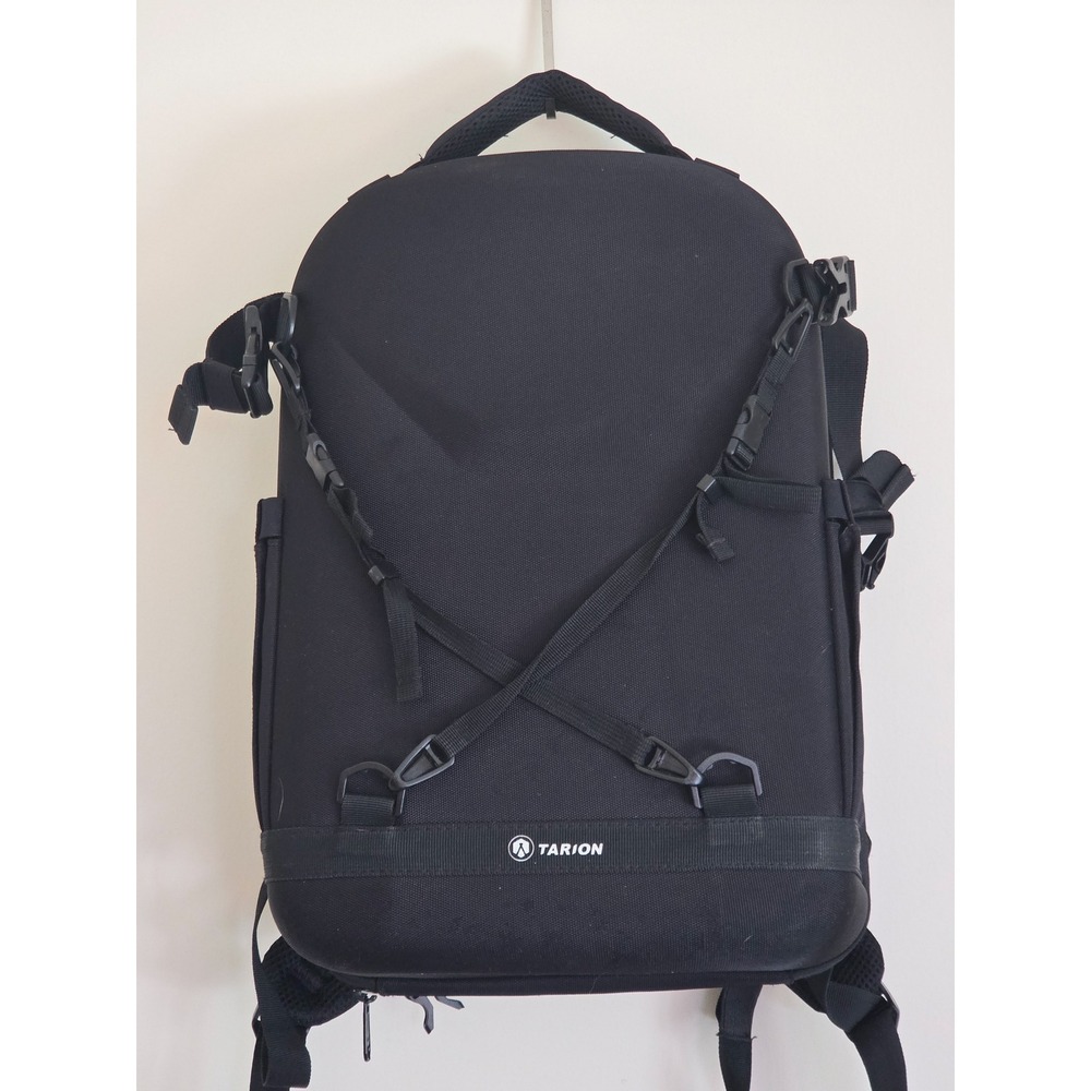 Tarion Hardshell Camera Backpack Black DSLR Lens Gear Bag Adjustable Dividers